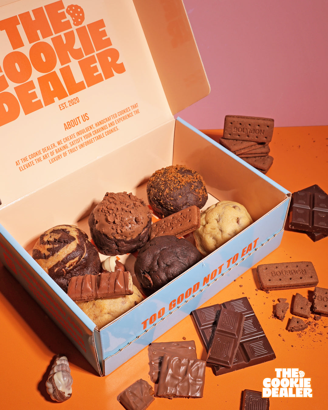 Chocolate Lovers Box x 6 cookies
